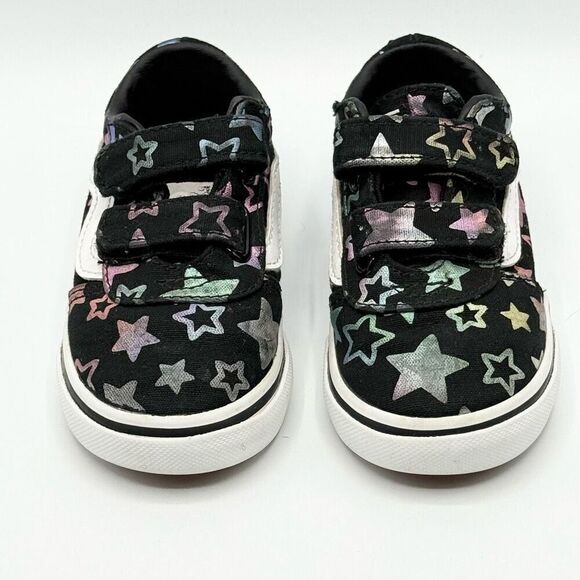 Vans Other - Vans Aplix Irridescent Stars Canvas Sneakers - Toddler US 7